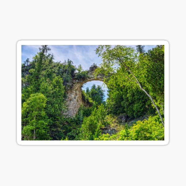 Item preview, Looking Up At Mackinac Arch Rock designed and sold by mljdwhite.