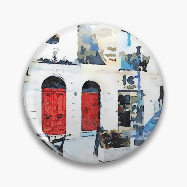 Item preview, Two red door designed and sold by Giuseppe Cocco.