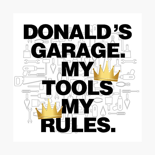 Artikelvorschau, Donald Garage Meine Werkzeuge entworfen und verkauft von HelloFromAja.