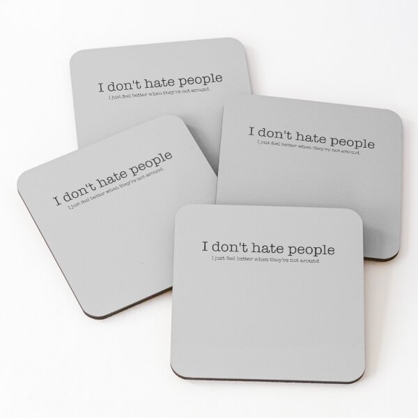 Item preview, Copy of I don't hate people 2.2 designed and sold by Blacklinesw9.