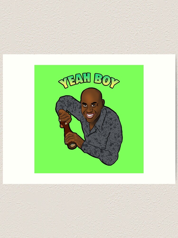 "Yeah Boy Spicy Ainsley Harriott Meme" Art Print by Barnyardy Redbubble