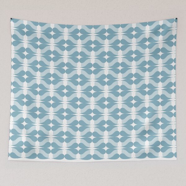 Item preview,  minimal unique blue pattern  designed and sold by Caesiouscloud.