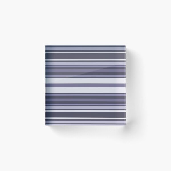 Item preview, Purple Fade Horizontal Balanced Stripes designed and sold by weirdAffect.