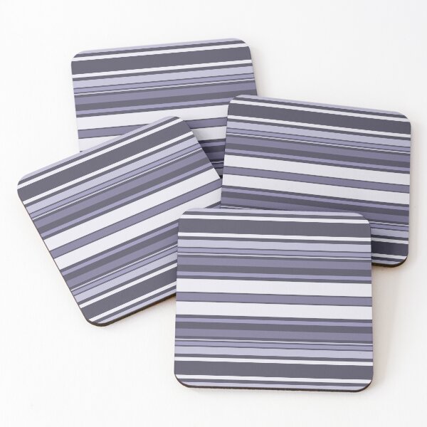 Item preview, Purple Fade Horizontal Balanced Stripes designed and sold by weirdAffect.