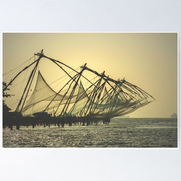 Kochi Fishing Nets Poster for Sale by phil decocco