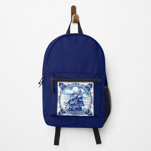 Item preview, DUTCH BLUE DELFT : Vintage Sailboat and Tall Ship Print designed and sold by posterbobs.