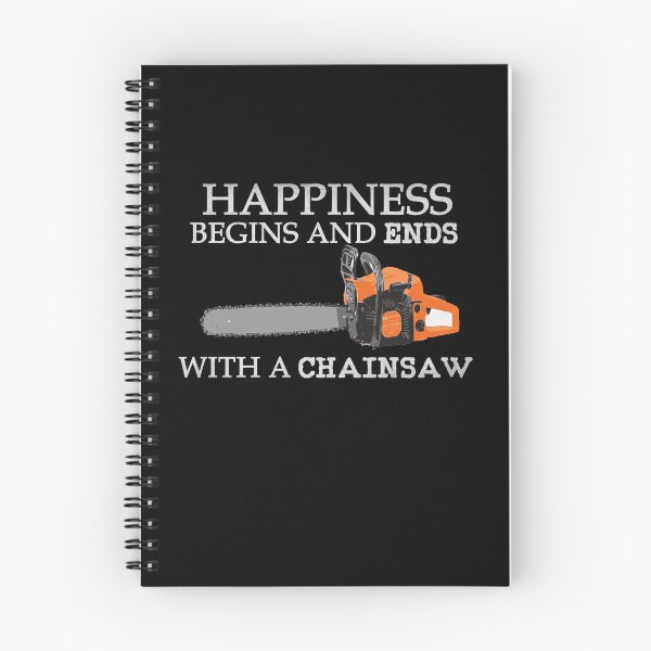 Item preview, Happiness Begins And Ends Chainsaw designed and sold by Automatic  Soul.