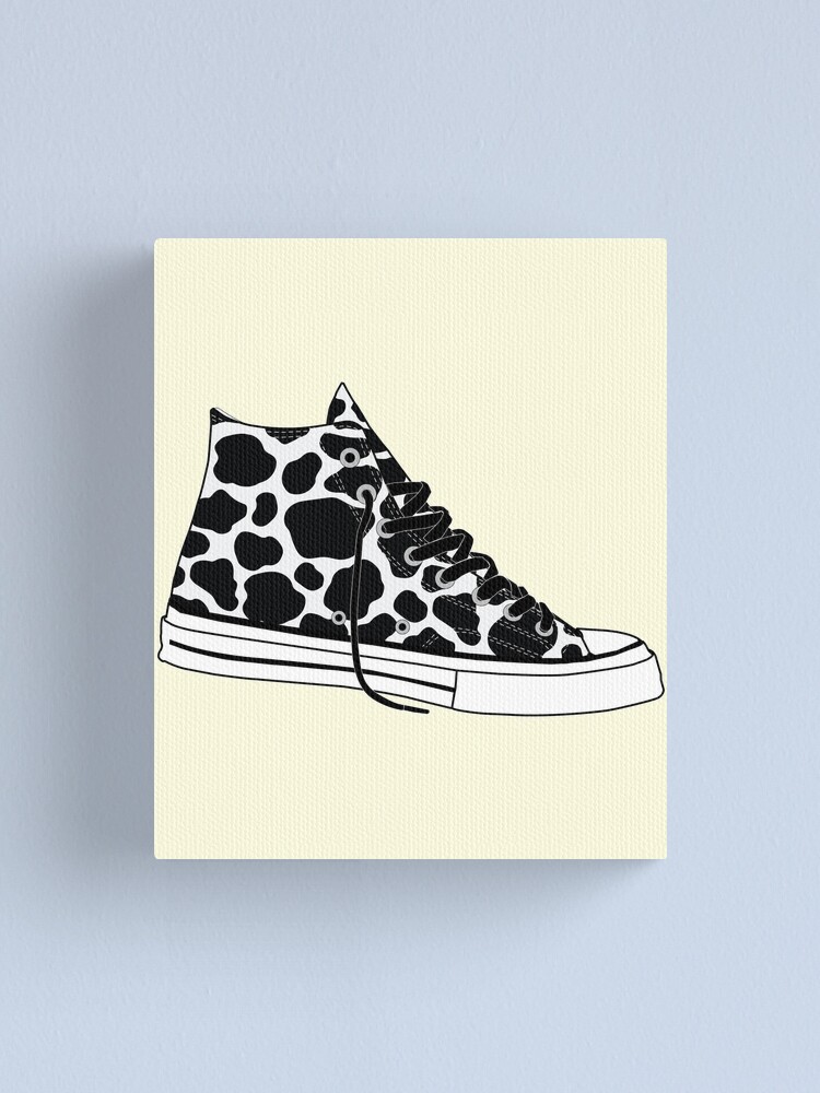 cow print converse