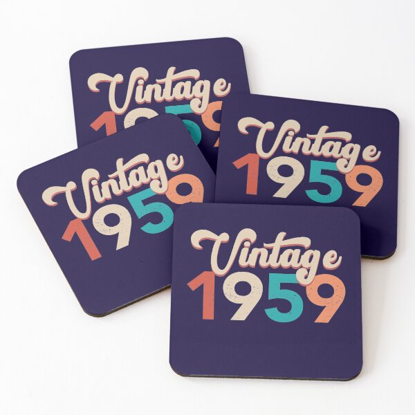 Item preview, Vintage 1959 - 1959 Birthday Gift -Born in 1959 - 61st Birthday designed and sold by HappyTees Lab.