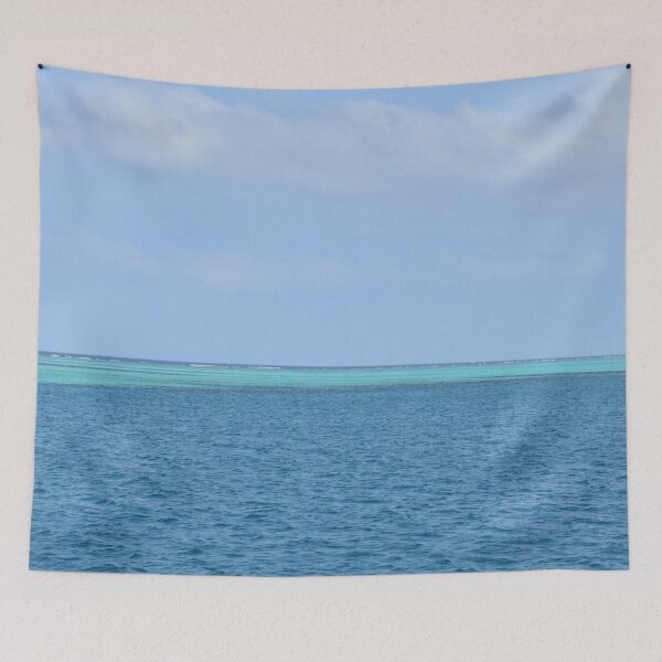 Item preview, Blue sea, blue sky, white clouds designed and sold by Artlajf.