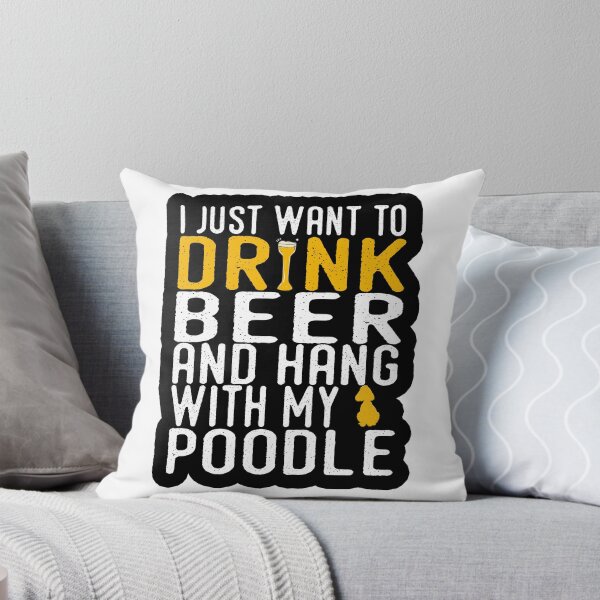 Item preview, Poodle Funny Dog Beer Lovers Gift designed and sold by Akmloza.