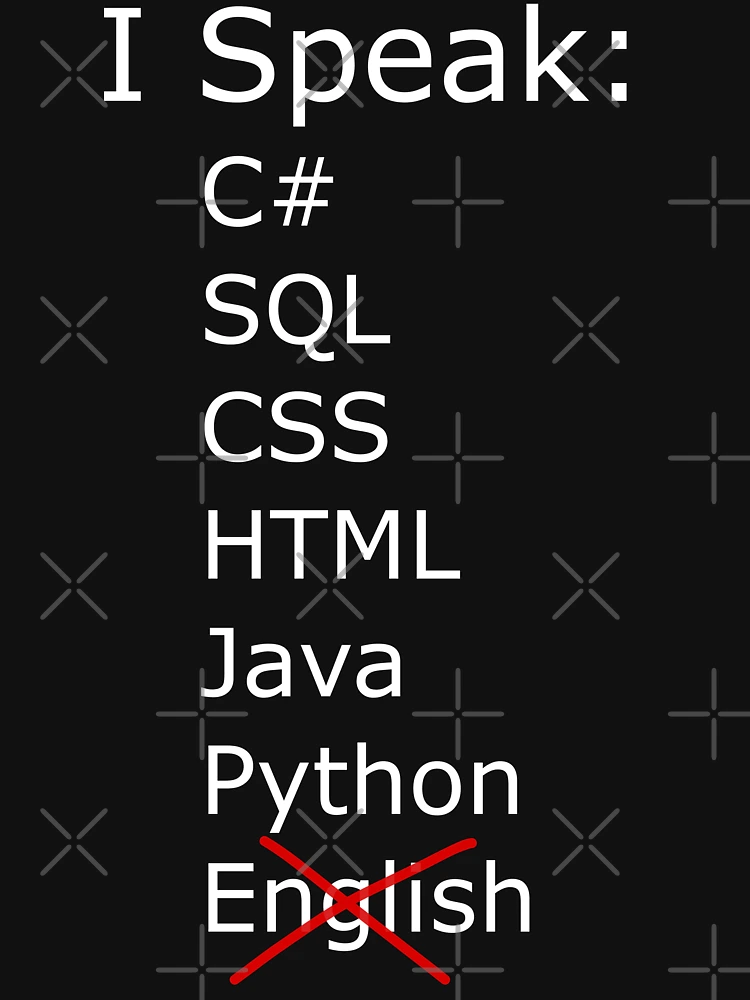 Thumbnail 6 of 6, Premium Oversized Hoodie, I only speak C sharp, sql, css, html, java, python designed and sold by catnamedtiffany.