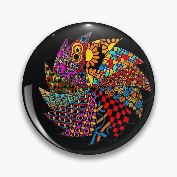 Item preview, Colourful zentangle  Spinner designed and sold by NatanDesigns.