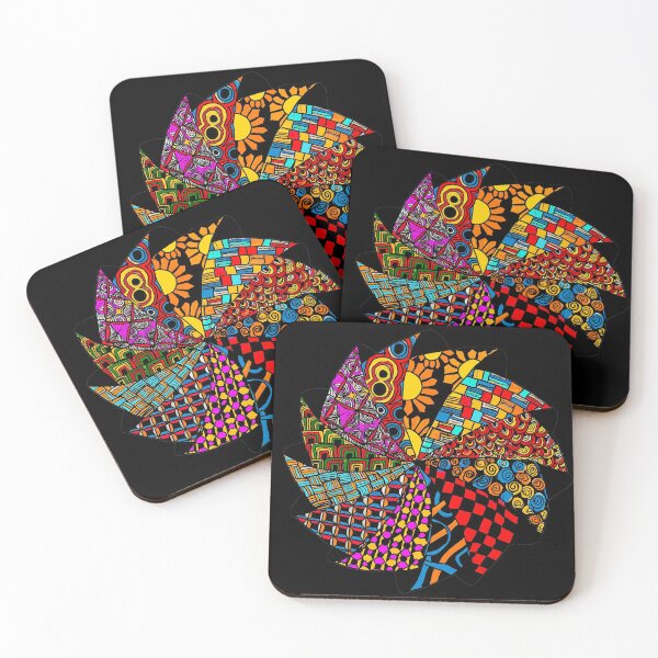 Item preview, Colourful zentangle  Spinner designed and sold by NatanDesigns.