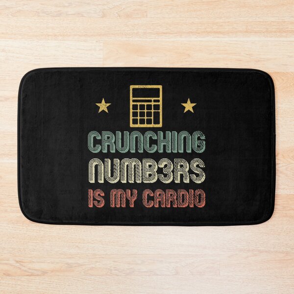 Item preview, Crunching Numbers Cardio Accounting Accountant Gift designed and sold by haselshirt.