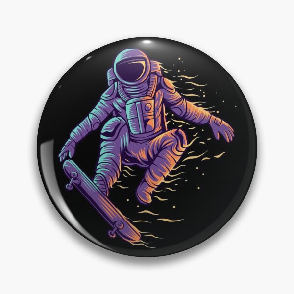 Item preview, Astronaut and skateboard tricks designed and sold by Qudkin.