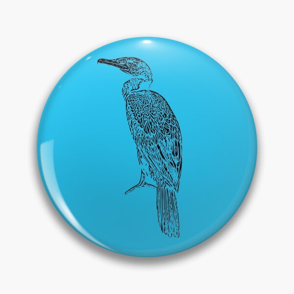 Item preview, Black Print of a Double-crested Cormorant designed and sold by designsasstultd.