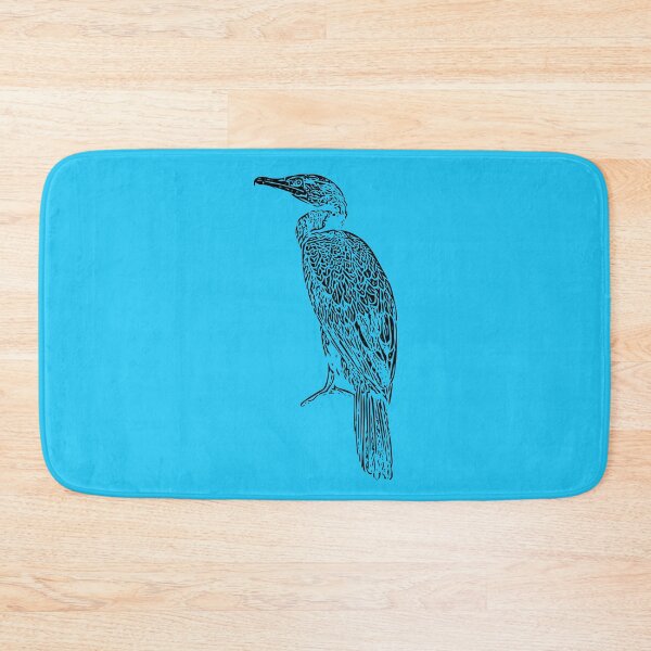Item preview, Black Print of a Double-crested Cormorant designed and sold by designsasstultd.
