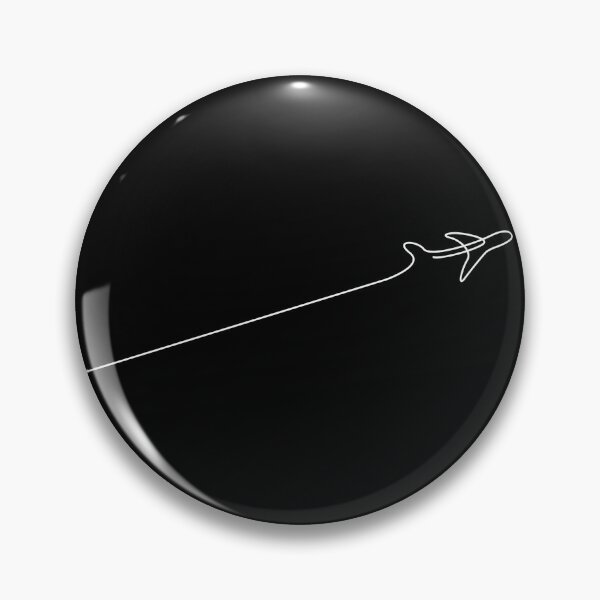 Item preview, Minimalist line with airplane design designed and sold by avionbubble.