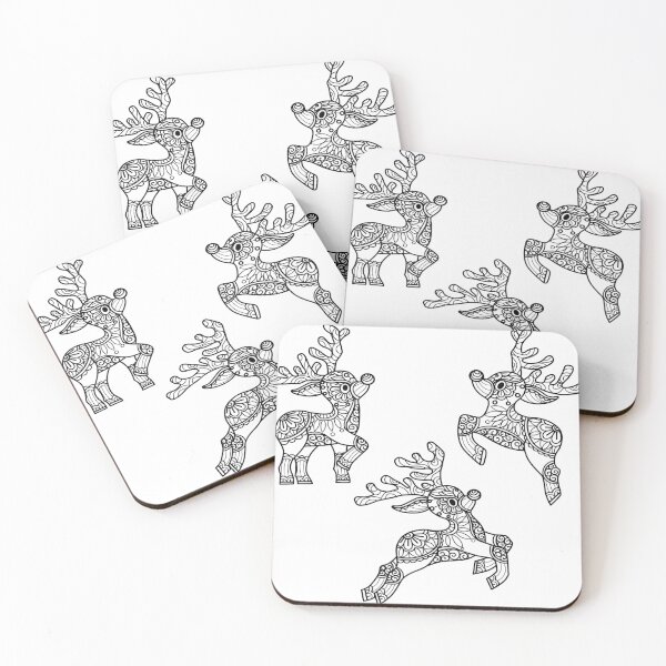 Item preview, Cute Decorative Deers designed and sold by noirty.