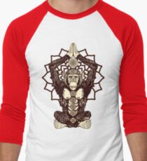 Chakra Monkey Tonight Men's Baseball ¾ T-Shirt