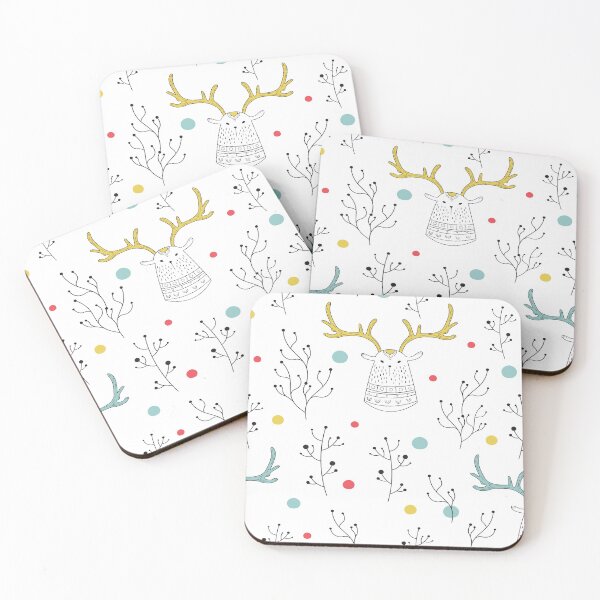 Item preview, Deer Shape Patterns designed and sold by noirty.