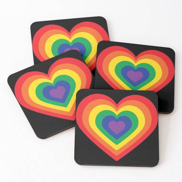 Item preview, Rainbow Heart designed and sold by drawbey.