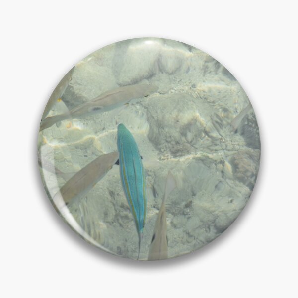 Item preview, Clear water with grey and blue fish designed and sold by Artlajf.