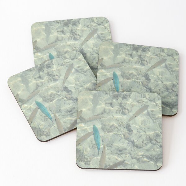 Item preview, Clear water with grey and blue fish designed and sold by Artlajf.