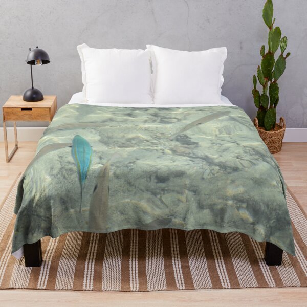 Item preview, Clear water with grey and blue fish designed and sold by Artlajf.