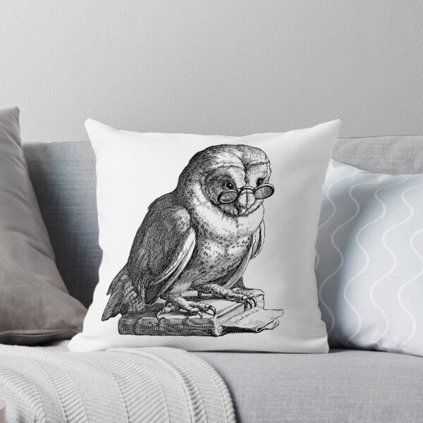 Item preview, Reader Owl | black and white designed and sold by Kinisis.