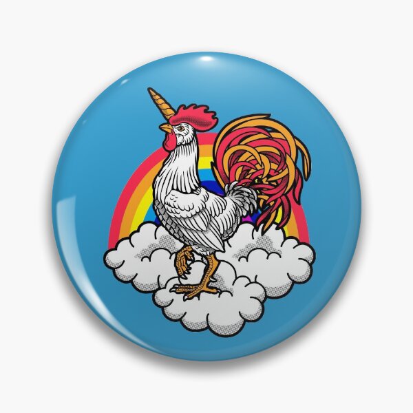Item preview, Unicorn Chicken Rainbow designed and sold by Delightfully Cynical.