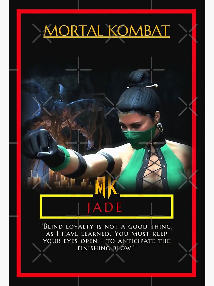 Jade Mortal Kombat Good Characters Poster T Shirts And More Sticker For Sale By Hdpic