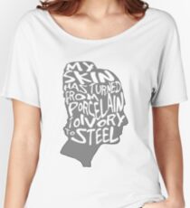porcelain ivory steel Women's Relaxed Fit T-Shirt