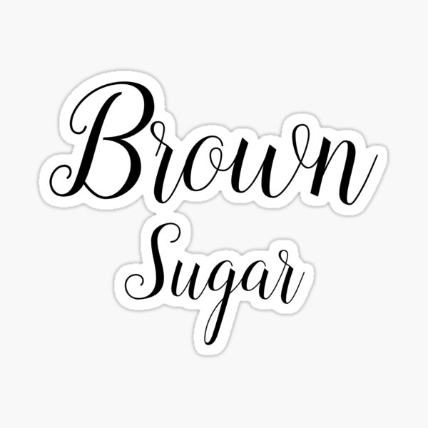 Container Label - Brown Sugar Sticker for Sale by BeautifulHues