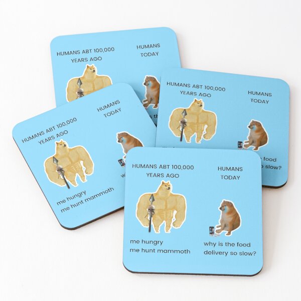 Item preview, 'How humans have changed' meme designed and sold by Dennoir.