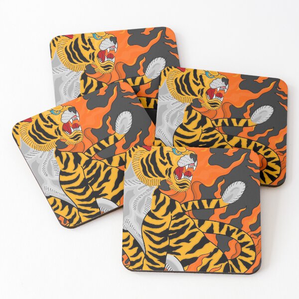 Item preview, Flaming Tiger designed and sold by mitchblairart.
