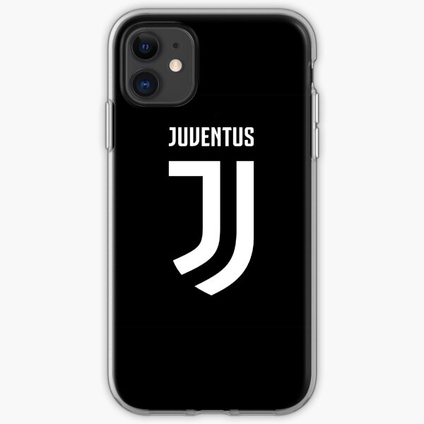 Juventus Logo Black and White Funda blanda para iPhone