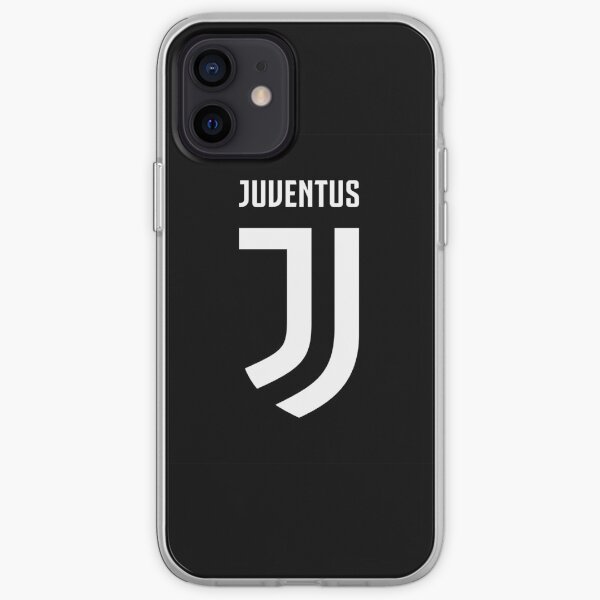 Juventus Logo Black and White Coque souple iPhone