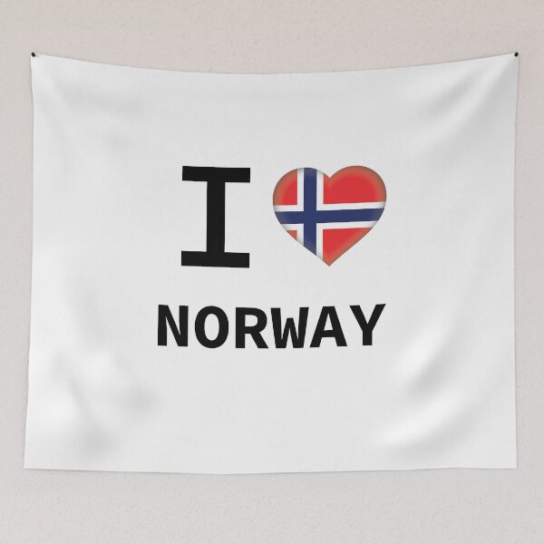 Item preview, I HEART NORWAY designed and sold by Mxdesign888.