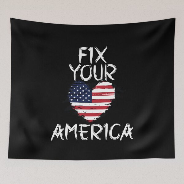 Item preview, FIX YOUR HEART AMERICA designed and sold by OzyManDiaS90.