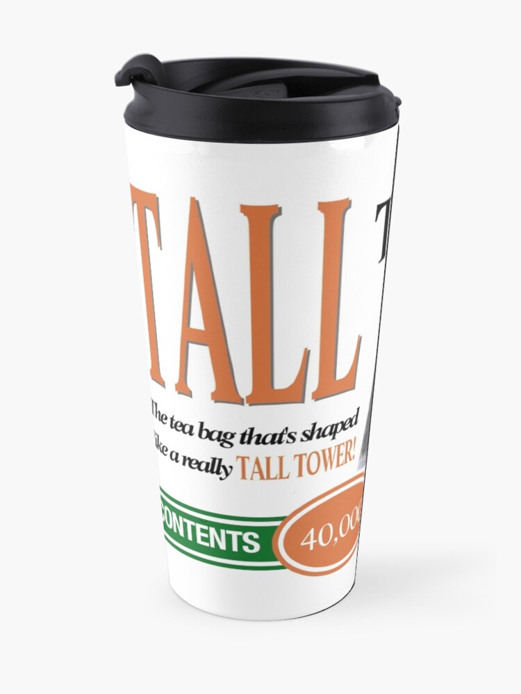 Alternate view of Tall Tea Bags: The tea bag that's shaped like a really TALL TOWER! Travel Mug