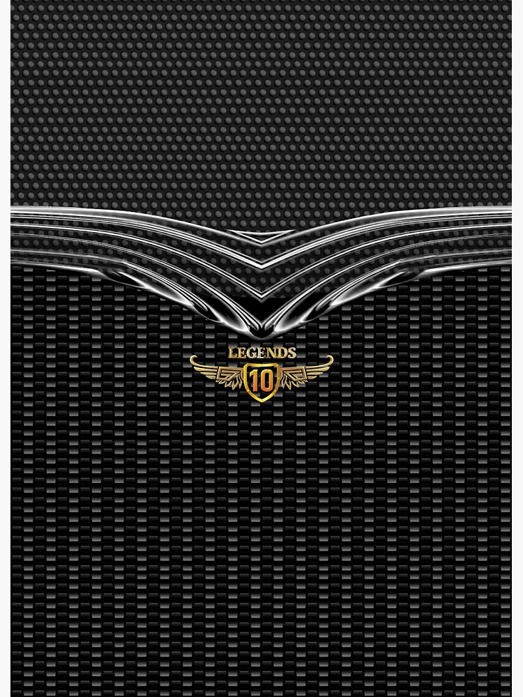 Thumbnail 3 of 3, Sticker, Legendary Number 10 designed and sold by VkCases.