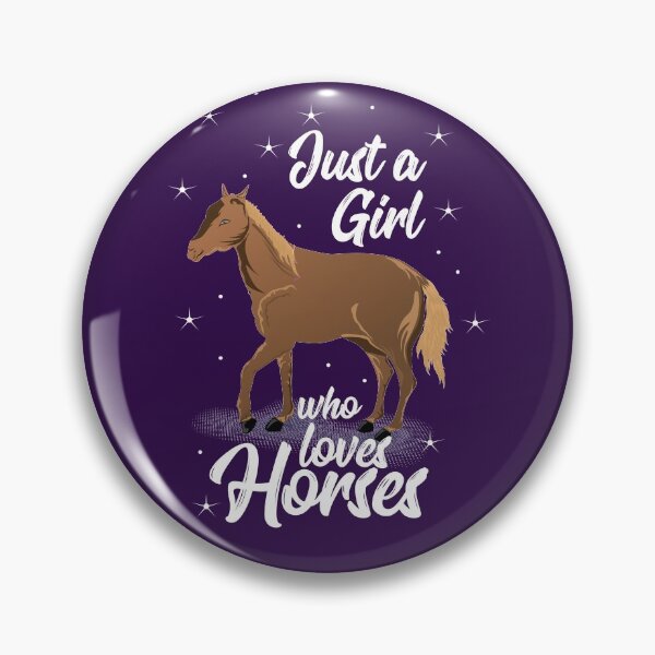 Item preview, Just A Girl Who Loves Horses designed and sold by Delightfully Cynical.