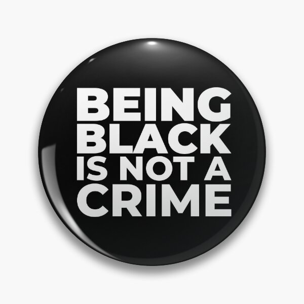 Item preview, Being black is not a crime | black and white designed and sold by Kinisis.