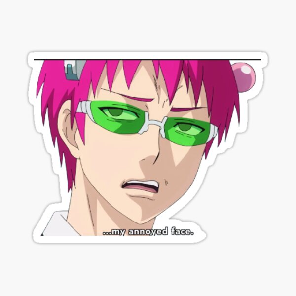 Saikis Annoyed Face Sticker For Sale By Saniastanv Redbubble 