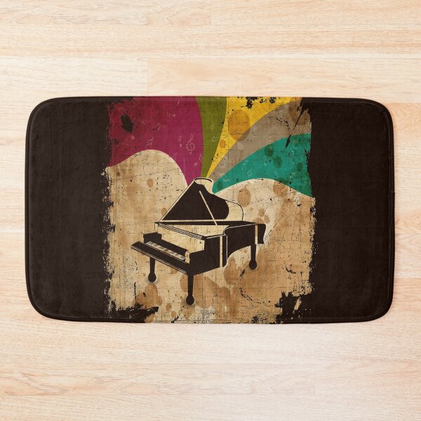 Item preview, Vintage Grand Piano Distressed Retro Color designed and sold by Delightfully Cynical.