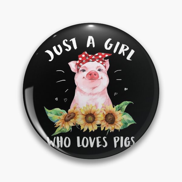 Item preview, Just A Girl Who Loves Pigs designed and sold by bmit.