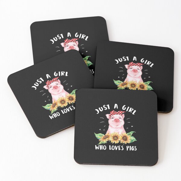 Item preview, Just A Girl Who Loves Pigs designed and sold by bmit.