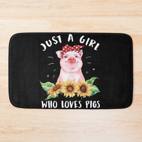 Item preview, Just A Girl Who Loves Pigs designed and sold by bmit.